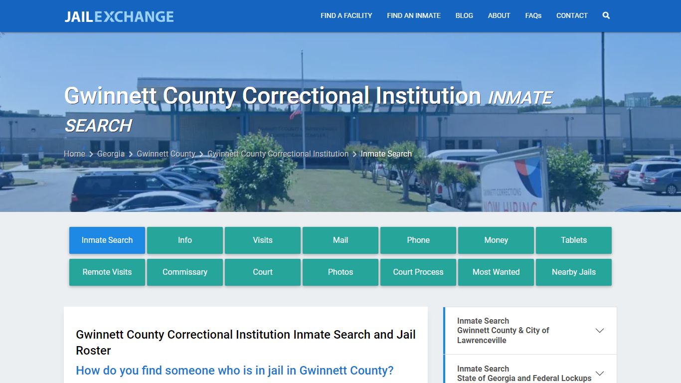 Inmate Search: Roster & Mugshots - Gwinnett County Correctional ...